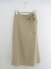 ◇ SENSE OF PLACE by URBAN RESEARCH 膝下丈 フレア スカート サイズM ベージュ系 レディース P  【中古】 【1211230002385】