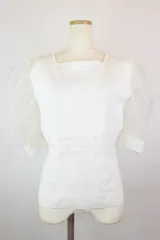 CELFORD｜オーガンスリーブニットプルオーバー