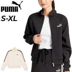 プーマ ジャージ レディース PUMA CORE HERITAGE MX トラックジャケット 吸水速乾 UVカット フルジップ アウター トレーニング   ジャージー スポーツウェア 運動   レディースウエア 服  ブラック オフホワイト /687083