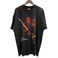 ヴィンテージ vintage ~00's Star wars EP1 Darth Maul movie tee Tシャツ ブラック XLサイズ 201MT-4167 VB