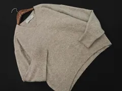 BEAMS LIGHTS ビームスライツ ウール混 Vネック ニット セーター ベージュ ◇■ レディース
