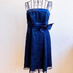 エモーショナルドレッシーズ EMOTIONALL DRESSES 東京ソワール ひざ丈 ワンピース パーティードレス キャミワンピ 高級ドレス 高級感 リボン 花柄 ラメ 刺繍 フレア Aライン 日本製