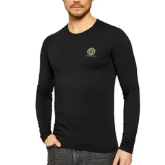 極美品　ヴェルサーチ　ビンテージ　金ボタン　長袖カットソー　黒　メンズM 2025年最新】VERSACE メンズ 七分・長袖カットソーの人気