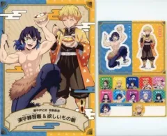 【中古】ノート・メモ帳 我妻善逸＆嘴平伊之助(漢字練習帳＆欲しいもの帳) 全集中!ノート＆シール 「鬼滅の刃×すき家」 メニュー注文有償特典