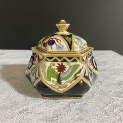 大型六角形キャンディポット　ポーセラーツ　ベジタブルモチーフ 大型六角形キャンディポット ポーセラーツ ベジタブルモチーフ - メルカリ