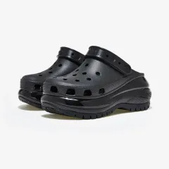 crocs(クロックス) メガ クラッシュ klogg(クロッグ) 黒 新品 w6