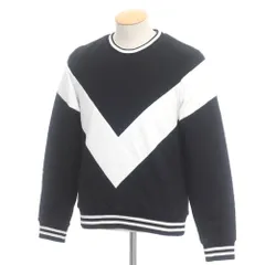 【中古】バルマン BALMAIN コットン 中綿入り キルティング スウェット ブラックxホワイト【サイズXS】【メンズ】のサムネイル