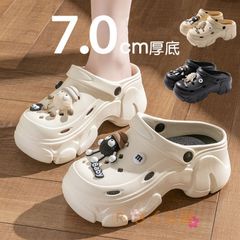 サボサンダル レディース 厚底 7cm おしゃれ かわいい クロッグサンダル サボサンダル 厚底サンダル プラットフォーム サンダル 履きやすい 歩きやすい 軽い つま先あり io3E793