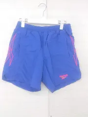 ◇ Reebok リーボック スポーツ カジュアル ショートパンツ サイズM ブルー系 レディース P  【1305240008854】