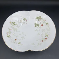 G289未使用保管品 WEDGWOOD ウェッジウッド ワイルドストロベリー マリアージュボール 28? 大皿盛り皿 洋食器