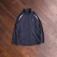 Reebok リーボック トラックジャケット フルジップ ブラック グレー メンズ USA L ASIA XL