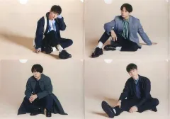 【中古】クリアファイル Sexy Zone(timelesz) A4クリアファイル(4枚セット) 「CD RUN UNIVERSAL MUSIC STORE限定盤」 封入特典