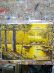 黄色絵画風水金運