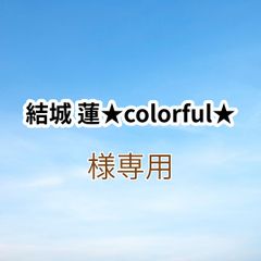結城 蓮★colorful★様専用出品です。