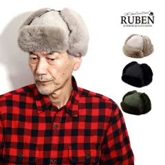 RUBEN (ルーベン) 防寒帽子 メンズ フライトキャップ レディース 飛行帽 暖かい パイロットキャップ アビエイターキャップ 飛行帽 ファーボア 耳当て 【MB】