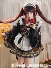uwowo製 原神 胡桃メイド同人服 コスプレ衣装 XLサイズ+パニエ - メルカリ