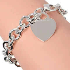 【TIFFANY&Co.】ティファニー リターントゥ ティファニー ハートタグ シルバー925 レディース 35.66g ブレスレット