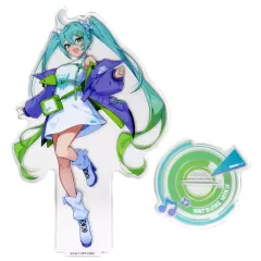 【中古】アクリルスタンド・アクリルパネル sporty BIGアクリルスタンド Fashionシリーズ 「キャラクター・ボーカル・シリーズ01 初音ミク」