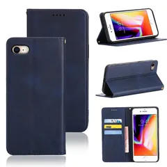 【迅速発送】に適用するiPhone SE 第3世代 (2022) / iPhone SE 第2世代 (2020) / iPhone8 / iPhone7 ケース 手帳型 ノートブック型携帯電話保護カバー多機能ホルスター財布ホルダーバンプパターンテクスチャ耐久性