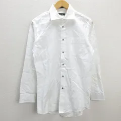 y■バーバリーブラックレーベル/BURBERRY BLACK LABELホリゾンタルカラー長袖シャツ【 39 】MENS/36【中古】