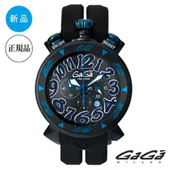 ★新品★GAGA MILANO 6054.1 CHRONO 48MM ガガミラノ クロノ ブラック