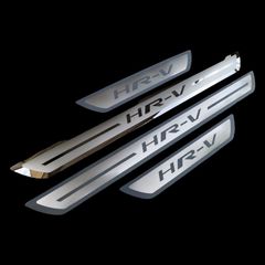 送料無料 本田 新型 HR-V 23年式対応 スカッフプレート ドアステップガード 内装保護 カスタムパーツ ステンレス 加工不要 簡単取付