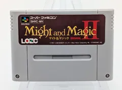 《良品/カセットのみ/基板写真あり/動作確認・簡易清掃済》マイト&マジック　Book2（Might & Magic Book Ⅱ）　スーパーファミコン　ロジーク