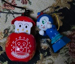 ANPANMAN アンパンマン ブレッドマン ガラガラ キーリング 2 種