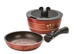  ミッキーマウス 取っ手が外れる鍋＆フライパン 2点セット ディズニー フライパン 鍋セット 20cm ディズニー Disney スケーター 