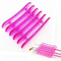 新品 送料無料 ネイルブラシ置き ローズ(ピンク) ネイル用ブラシ置き ネイルブラシホルダー マニキュア ジェルネイル ネイリスト セルフネイル ネイルグッズ ネイル