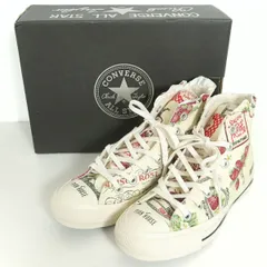【新品；タグ付】ピンクハウス×コンバース★CONVERSEコラボ サロンドフレーズ ハイカットスニーカー サイズ23 ＊k4332