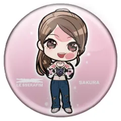 【中古】バッジ・ピンズ SAKURA 「ぴた!でふぉめ LE SSERAFIM ANTIFRAGILE 缶バッジ」