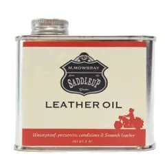 【在庫セール】ツヤ無し 液体 マット仕上げ 革ジャン ブーツ 革手袋 レザージャケット 革の保湿 革の乾燥を防ぐ ひび割れ防止 グッドエイジング 経年変化 [M.モゥブレィ] 無色 レザーオイル 200ml