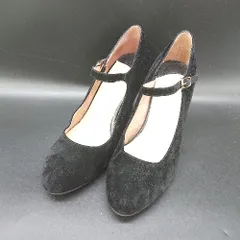 ◇ ⊂ ORiental TRafficオリエンタルトラフィック スウェード系 パンプス サイズ41 ブラック系 レディース E  【1504240003092】
