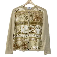 フェラガモ シルク 花柄 切替 カーディガン 近年モデル 比翼 イタリア製 L 2025年最新】フェラガモ カーディガンの人気アイテム - メルカリ