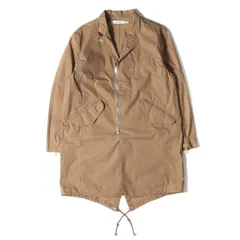 NONNATIVE ノンネイティブ コート 防水コーティング フルジップ フィッシュテール ミリタリーコート TRAVELER COAT COTTON URETHANE COATED ベージュ 1 アウター ジャケット ブランドのサムネイル