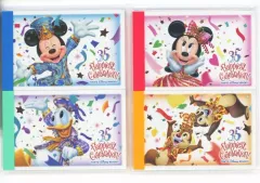 【中古】ノート・メモ帳 集合 メモ4個セット「東京ディズニーリゾート35周年 Happiest Celebration」 東京ディズニーリゾート限定