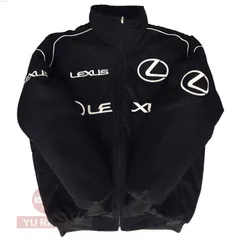 【新品未使用】LEXUS レクサス　F1 レーシングジャケット 中綿ブルゾン 刺繍　ブラック#602のサムネイル