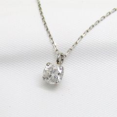 プラチナ！0.2カラットダイヤモンドペンダントネックレス【1点限り】