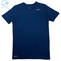 【希少 90s後期〜00s】NIKE DRI-FIT Tシャツ S 黒 シングルステッチ ロゴ難あり