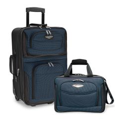 【在庫処分】Choice TS6902N Amsterdam 2 Travelers Piece Carry-On Luggage Set in Navy