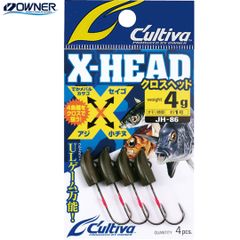 OWNER オーナーばり　X-HEAD クロスヘッド　JH-86  ジグヘッド  