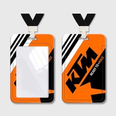★アウトレット★新品 MotoGP KTM RACING レーシング カードケース 首かけ ストラップ 入館証 ICカード 紛失防止 READY TO RACE オートバイグッズB