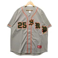 初期紙タグ　Supreme BaseballJersey XLベースボールシャツ 2025年最新】supreme baseball jersey xlの人気アイテム - メルカリ