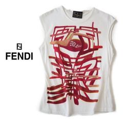 エルメス☆HERMES タンクトップ リボンモチーフ ボルデュック柄