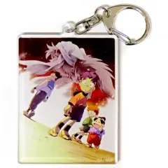 【中古】キーホルダー 集合(きり丸中央) 「劇場版 忍たま乱太郎ドクタケ忍者隊 最強の軍師 トレーディングビジュアルアクリルキーホルダー」