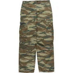 古着 ギリシャ軍 迷彩柄 リザードカモ リップストップ ミリタリー カーゴパンツ メンズS相当/eaa541808のサムネイル