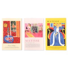【人気商品】アンリ・マティス ペーパーバッグ モノライク ノート Part.1 3種セット、 Henri Matisse Paperback Part.1 - ミニノート、 手帳、 ワイヤレスノート、 アート、 10.5x17