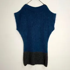モヘヤ DES PRES ニットワンピース プルオーバー 2トーン サイズ1