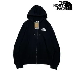 ノースフェイス フルジップ パーカー US限定 裏起毛 黒 181130